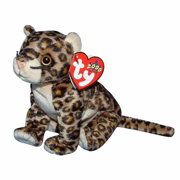 Assorted Ty Beanie Baby 4 Pack Bundle: Ty Beanie Baby Bearon Brown Bear w/Cap & Goggles 100 Years Of Flight Pilot Ty Beanie Babies - Midnight The Black Panther Ty Beanie Babies - Stripes the Tiger Ty Beanie Baby - Sneaky The Leopard