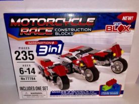 CK Brands TOP BLOX Motorcycle Race Construction Blocks Set 235 Pieces No 77784