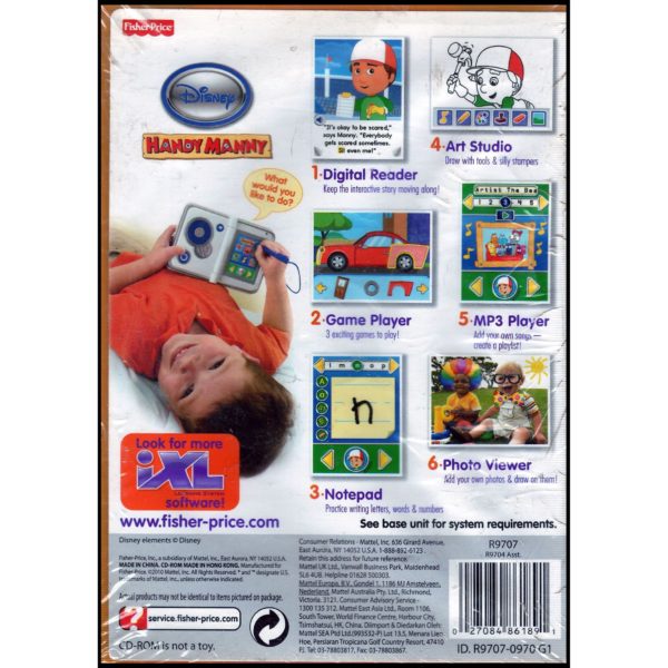 Fisher-Price iXL Learning System Software Disney Handy Manny (CD-Rom - ixl Platform)