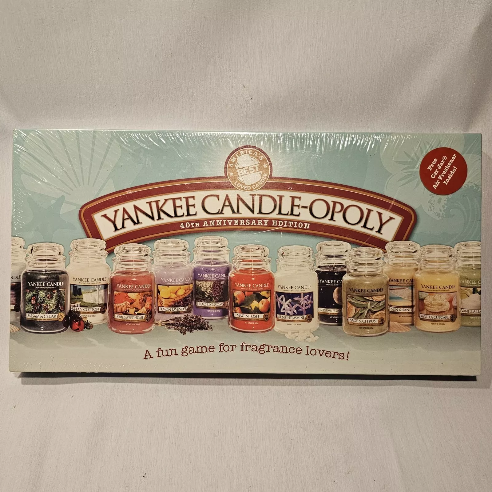 Monopoly Board Game Yankee Candle-opoly Game 40th Anniversary Edition