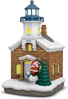 Hallmark 2016 Christmas Ornament Holiday Lighthouse - 5th Series