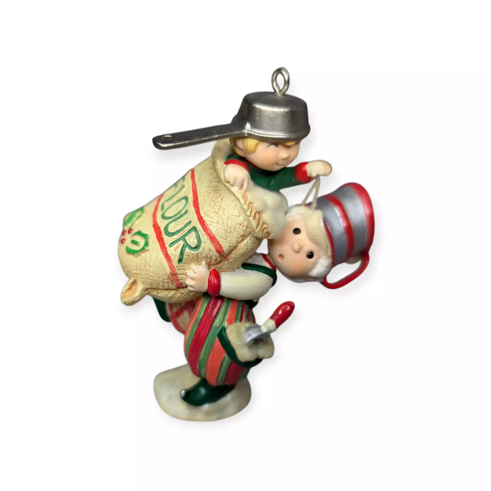 Hallmark Dusty and Smidgen The Merry Bakers 2006 Keepsake Christmas Ornament