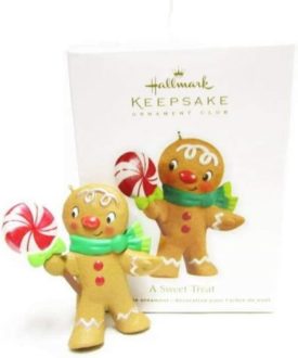 Hallmark LPR3405 A Sweet Treat Gingerbread Man 2011 Keepsake Ornament