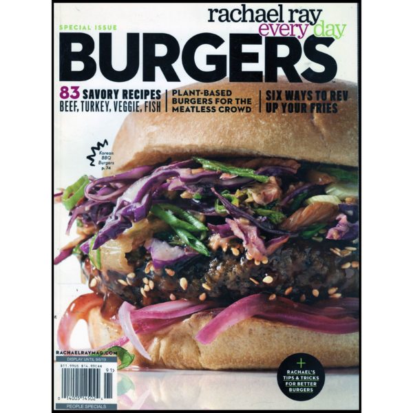 Rachel Ray Every Day Burgers - Tips & Tricks For Better Burgers (Special Issue) (Paperback)