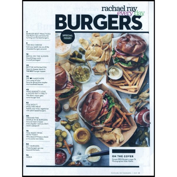 Rachel Ray Every Day Burgers - Tips & Tricks For Better Burgers (Special Issue) (Paperback)