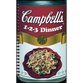 Campbell's 1-2-3 Dinner (Spiral-Bound) (Board Book) (Paperback)