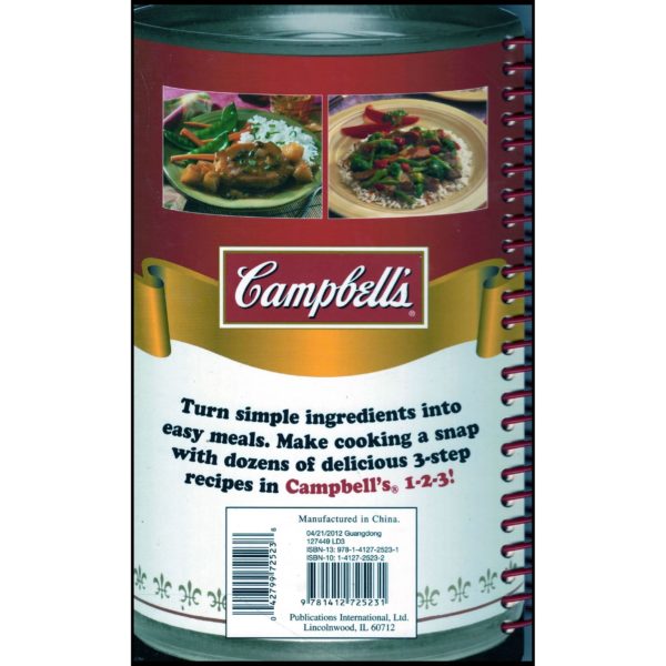 Campbell's 1-2-3 Dinner (Spiral-Bound) (Board Book) (Paperback)