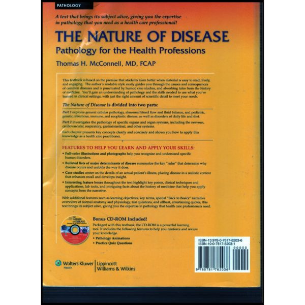 The Nature of Disease: Pathology for the Health Professions Plus Liveadvise Online Student Tutoring and Teaching Advise (Paperback)