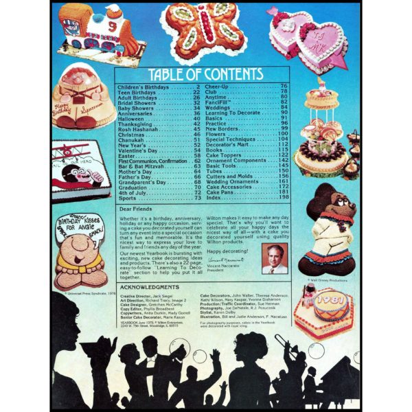 Wilton Yearbook Nineteen-Eighty Cake Decorating (Paperback) (New Old Stock)