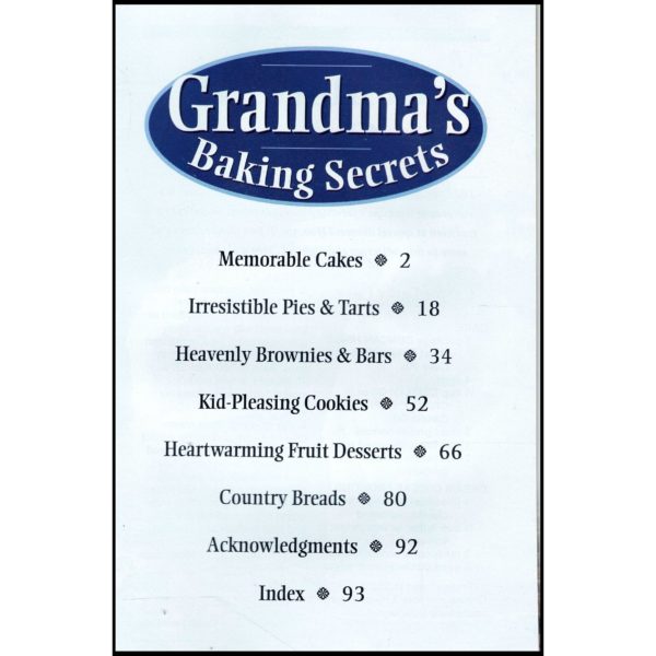 Favorite Brand Name Recipes - Grandma's Baking Secrets ( (Small Format Staple Bound Booklet))