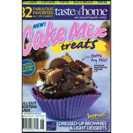 Taste of Home - Cake Mix Treats - 82 Fabullous Favorites All on Cards! ( (Small Format Staple Bound Booklet))