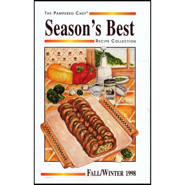 The Pampered Chef Season's Best Recipe Collection Fall / Winter 1998 (Small Format Staple Bound Booklet)