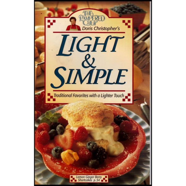 The Pampered Chef Doris Christopher's Light & Simple (Small Format Staple Bound Booklet)