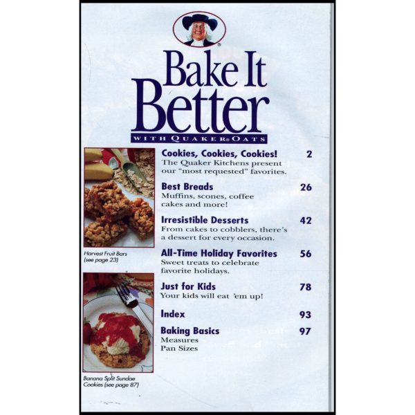 Bake It Better With Quaker Oats  (Quaker Oats) (Small Format Staple Bound Booklet)