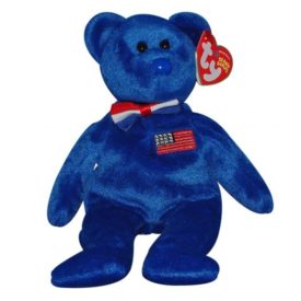 Ty Beanie Babies John - Patriotic Bear - 40239