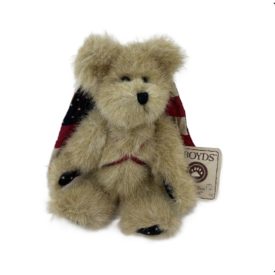 Boyds Bear The Head Bean Collection "Yankee Doodle" Patriotic Angel 6 Inch Plush #562469