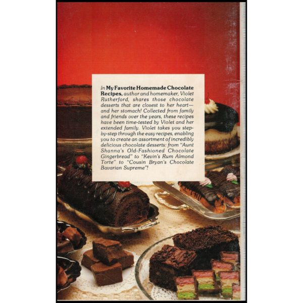 My Favorite Homemade Chocolate Recipes - 1988 (Paperback)