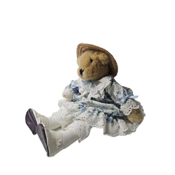 Vintage Applause The Applegates "Katie Applegate" 1800's Prairie Dress Teddy Bear Plush 14 Inch #28543