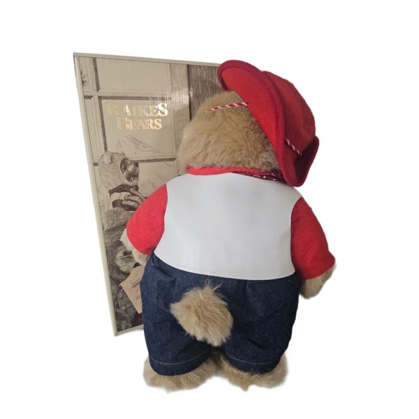 1989 Raikes Wood Face Teddy Bear "Jesse" Dressed as Sheriff 18" #660279