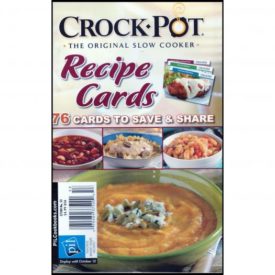 Rival Crock Pot Slow Cooker Recipe Cards (Small Format Staple Bound Booklet)