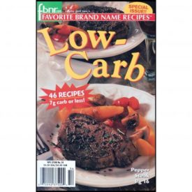 Low-Carb - 46 Recipes 7g Carb or Less! Favorite Brand Name Recipes (Small Format Staple Bound Booklet)