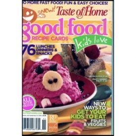 Good Food Recipe Cards Kids Love - 76 Lunches, Dinners & Snacks - Taste of Home (Small Format Staple Bound Booklet)