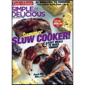 Simple & Delicious Summer Slow Cooker! - Easy Meals to Make Tonight - Taste of Home (Small Format Staple Bound Booklet)