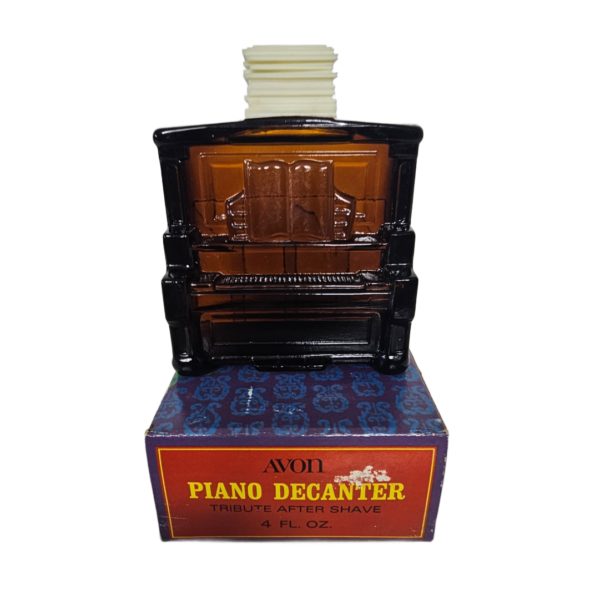 Vintage 1970's Avon Piano Decanter Tribute After Shave 4 fl. oz.