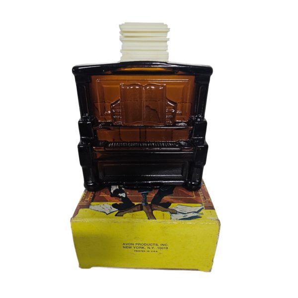 Vintage 1970's Avon Piano Decanter Tribute After Shave 4 fl. oz.
