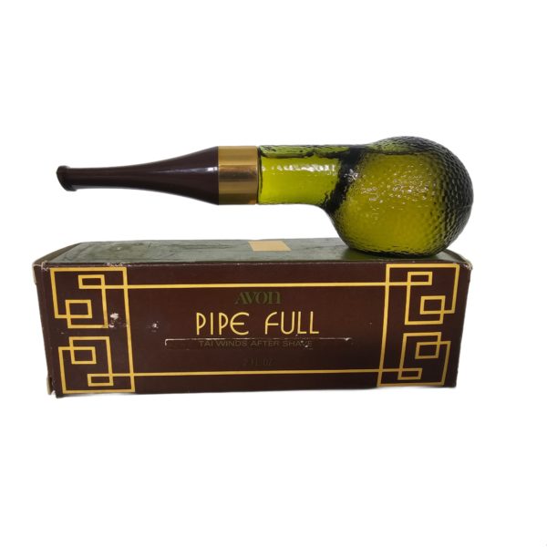Vintage 1970's Avon "Pipe Full" Tai Winds After Shave 2 fl. oz. Smoking Pipe