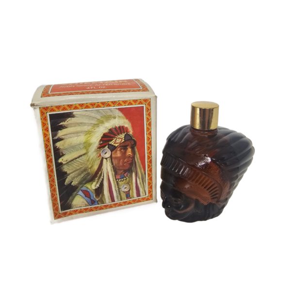 Vintage 1970's Avon Indian Chieftain Spicy After Shave 4 fl. oz.