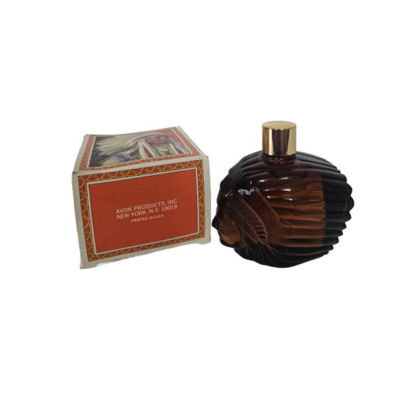Vintage 1970's Avon Indian Chieftain Spicy After Shave 4 fl. oz.