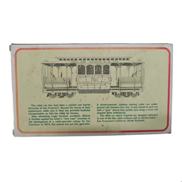 Vintage 1970's Avon Cable Car Wild Country After Shave 4 fl. oz. Van Ness Ave San Francisco, California