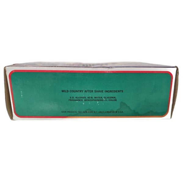 Vintage 1970's Avon Cable Car Wild Country After Shave 4 fl. oz. Van Ness Ave San Francisco, California