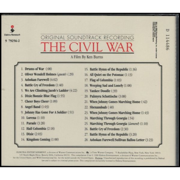 Original Soundtrack Recording: The Civil War (Music CD)