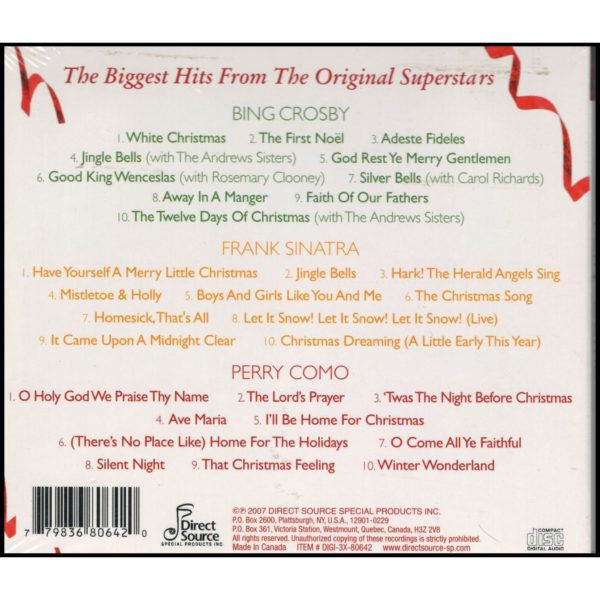 Bing Crosby - Frank Sinatra - Perry Como: 3 CD Set (Music CD)