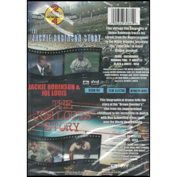 The Jackie Robinson Story / The Joe Louis Story (DVD)