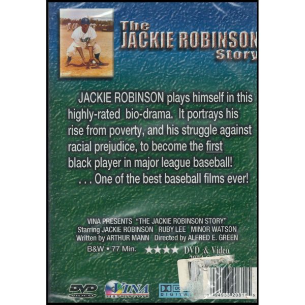 The Jackie Robinson Story DVD Video Guide 2004 42 Dodgers Black History Baseball (DVD)