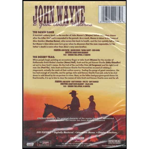 John Wayne Great Classic Westerns: Desert Trail & Dawn Rider (DVD)