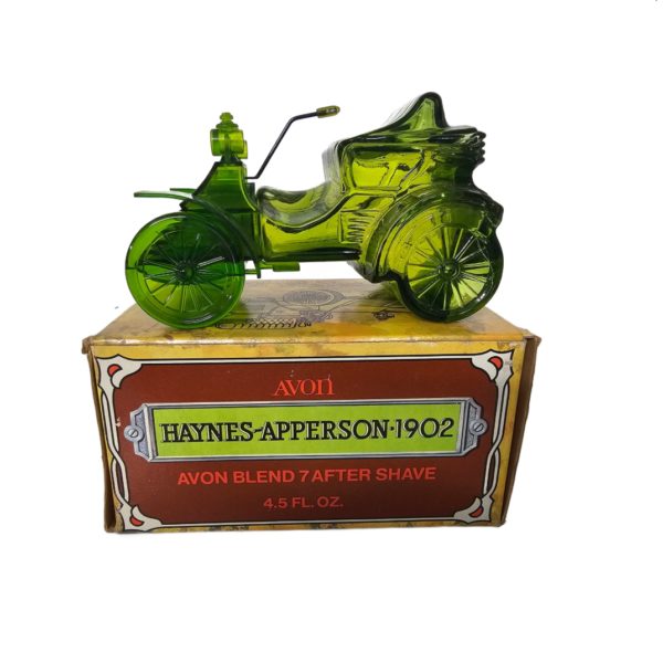 Vintage 1970's Avon Haynes-Apperson 1902 Automobile Blend 7 After Shave 4.5 fl. oz.