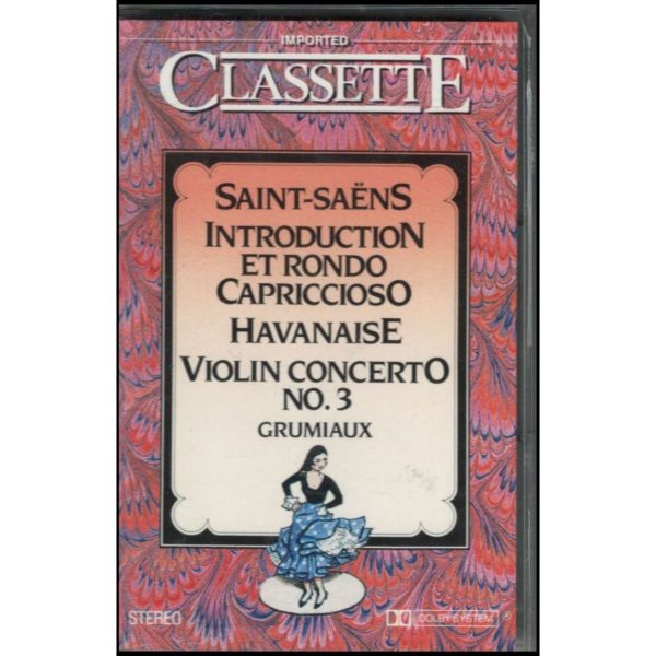 Saint-Saens Introduction Et Rondo Capriccioso, Havanaise Violiln Concerto No. 3 (Music - Cassette)