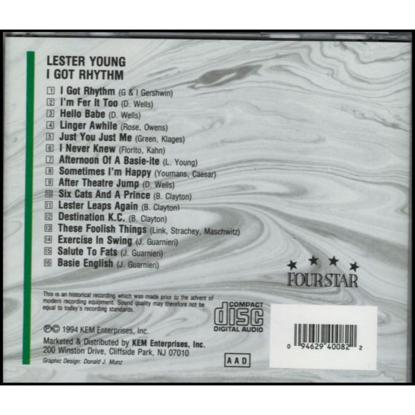 I Got Rhythm (Music CD)