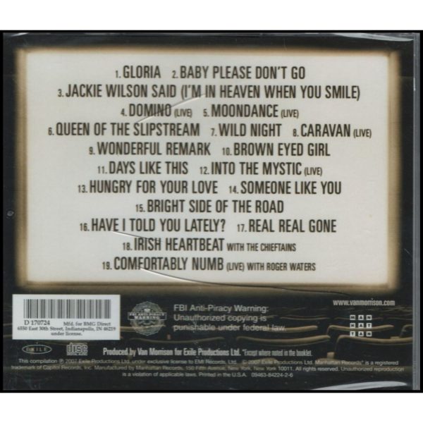 Van Morrison: At The Movies (Music CD)
