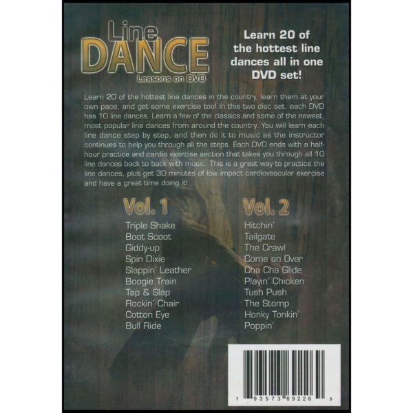 Line Dance Lessons on Vol 1 & 2 (DVD)