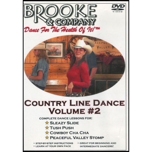 Country Line Dance Lessons Volume #2 - by Brooke & Company (DVD)