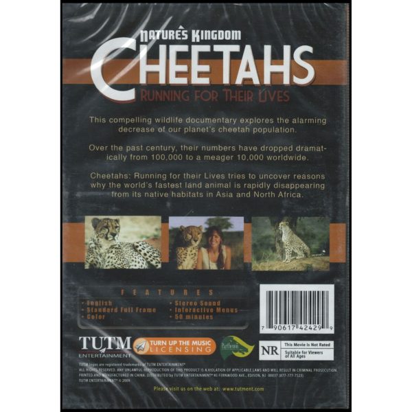 Cheetahs Running for their Lives (DVD)