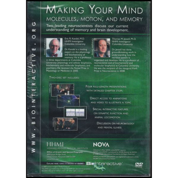 Making Your Mind: Molecules, Motion & Memory (DVD)