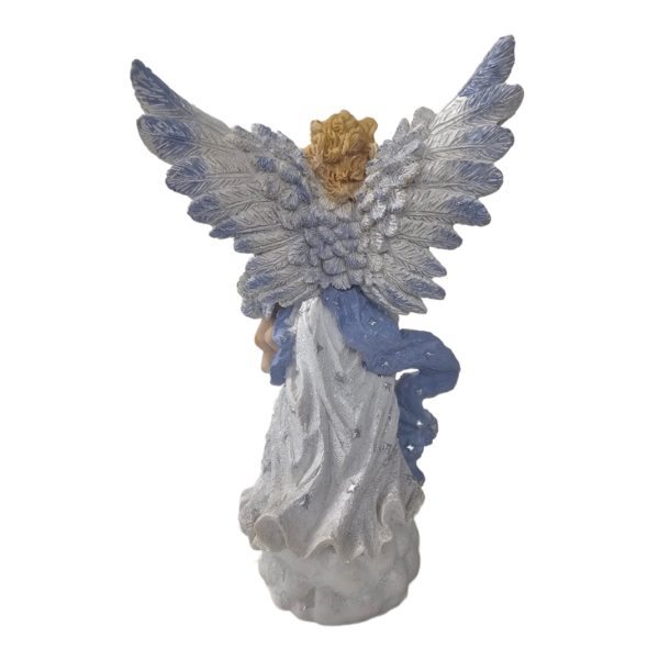Vintage 1999 Angels by Lincolnshire Angel w/ Cherubs Resin Figurine 9 Inch