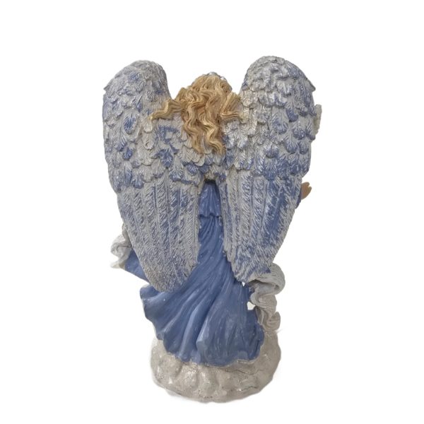 Vintage 1999 Angels by Lincolnshire Angel w/ Dove Resin Figurine 9 Inch