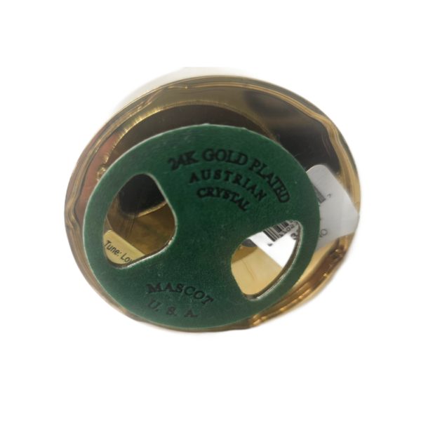 Mascot Inc Crystal Delights Music Box Piano 24K Gold Plated Austrian Crystal Plays Love Makes The World Go Around